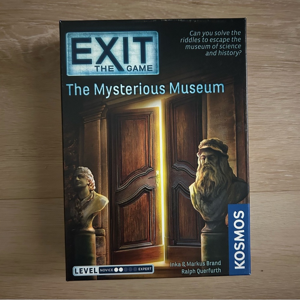 💲5/25 Exit: The Mysterious Museum Exit: The Game - A Kosmos Game. New Open Box